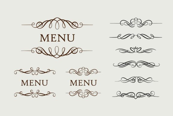 Download Hand Drawn Calligraphic Flourish - Flourish Collection