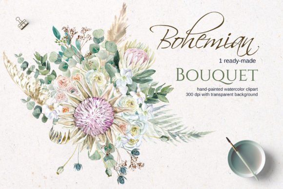 Download Bohemian Flowers  Bouquet - Flower Collection
